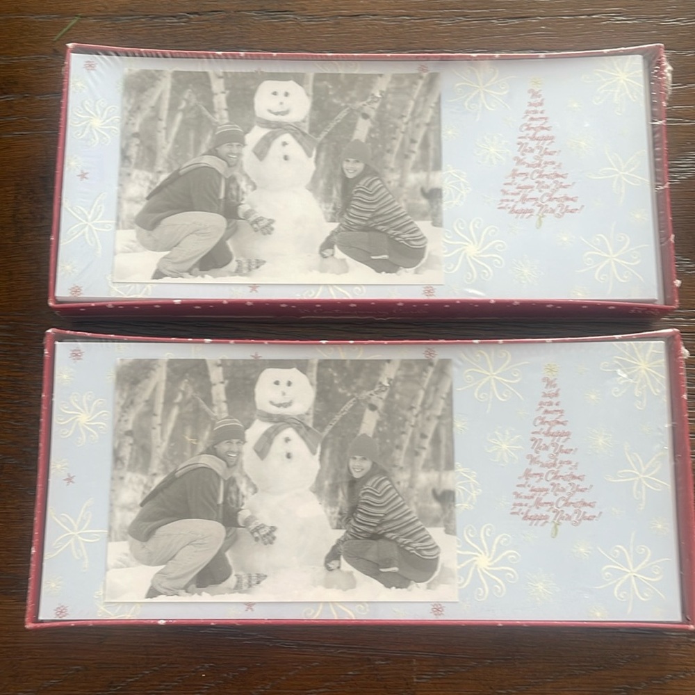38 Holiday Christmas cards new w envelopes.  Just add your picture.